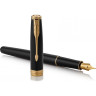 Подарочный набор PARKER: Перьевая ручка PARKER SONNET BLACK LACQUER GT + чехол из экокожи 2018971